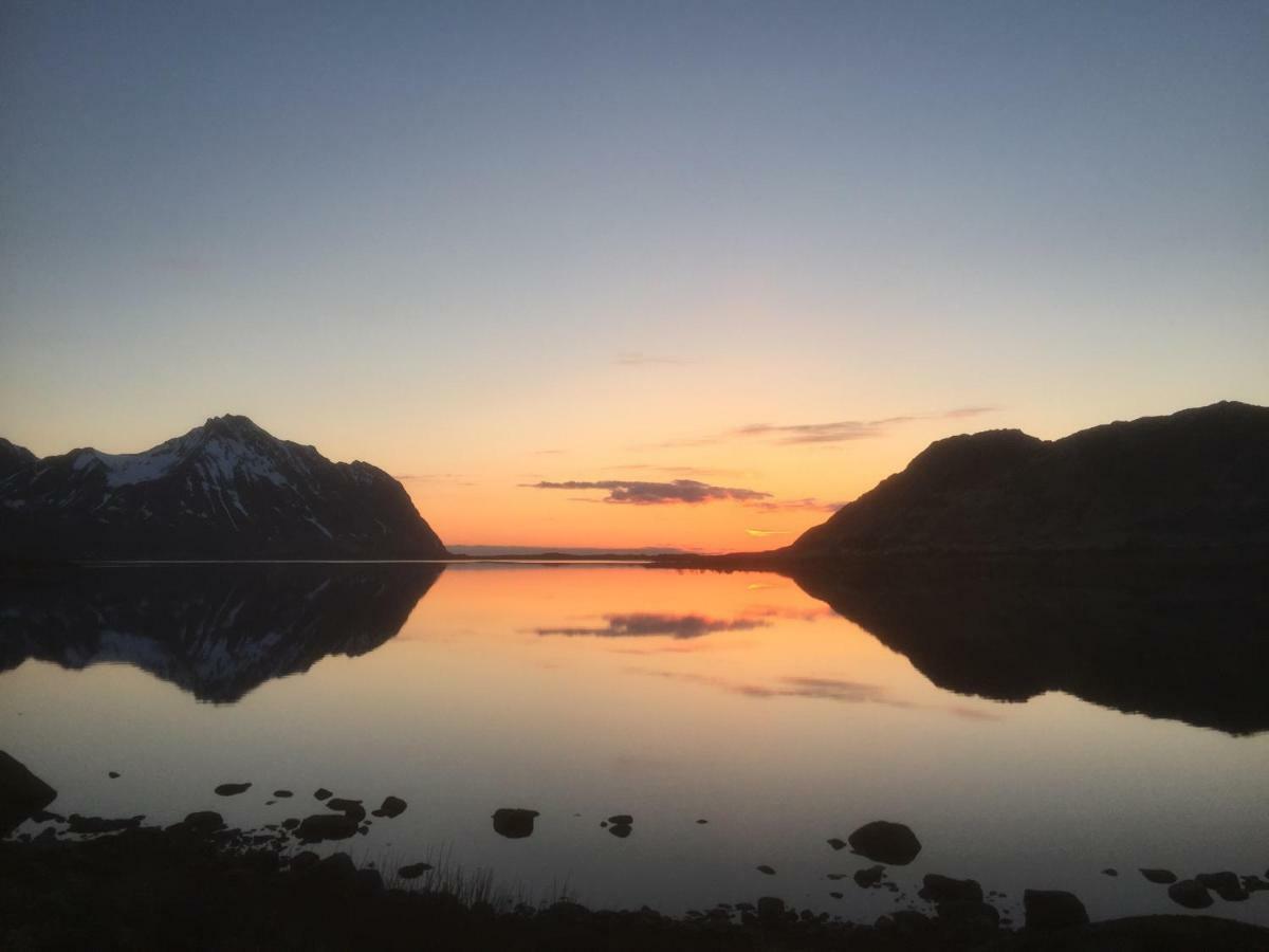 Midnight Sun View Lofoten Leknes Eksteriør billede